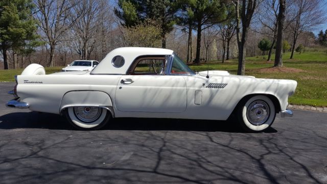 1956 FORD THUNDERBIRD WITH TWO TOPS, HARTOP & SOFT TOP, LOW ORGINAL MILES 1956 Ford Thunderbird