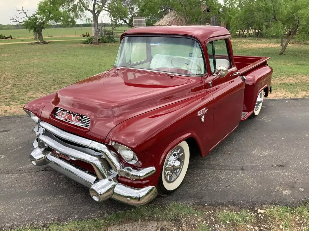 1956 GMC 101 25715 Miles Maroon Pickup Truck 350 V8 3-Speed 1956 GMC 101