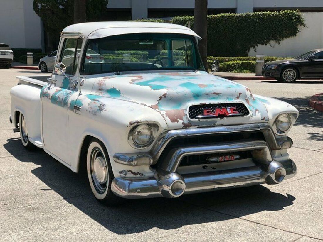 1956 GMC APACHE PICKUP BIG BACK WINDOW 1956 GMC Apache CUSTOM 5.3 ENGINE /4LT80 TRANS PS PB