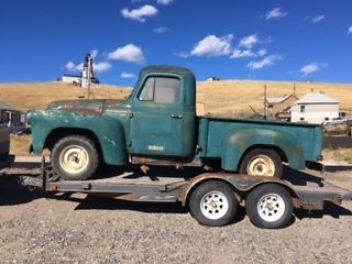 1956 International S-100 1/2 ton Pick up Short bed restoration rat rod patina 1956 International Harvester S-102 deluxe