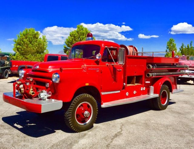 1956 INTERNATIONAL S-160 4X4 POWER WAGON MARMON HERRINGTON NAPCO 1956 International Harvester S-160 Fire truck van pelt