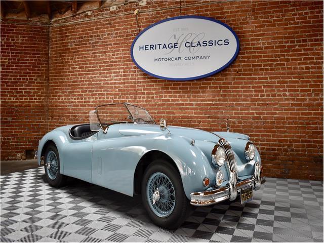 1956 Jaguar XK140, Cotswold Blue with 102974 Miles available now! 1956 Jaguar XK Roadster