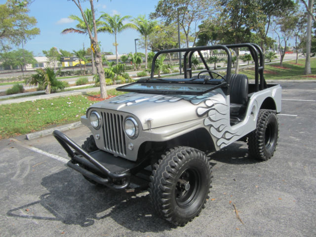 1956 JEEP WILLYS CUSTOM PAINT 4X4 MILITARY ARMY JEEP RUNS GREAT MAKE OFFER 1956 Willys WILLYS