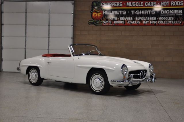 1956 Mercedes-Benz 190 SL - Restored In Factory Correct Ivory & Red - Stunning! 1956 Mercedes-Benz 190-Series 190 SL