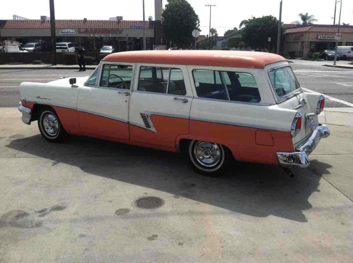 1956 Mercury Custom Coupe Orange RWD Manual 1956 Mercury Custom