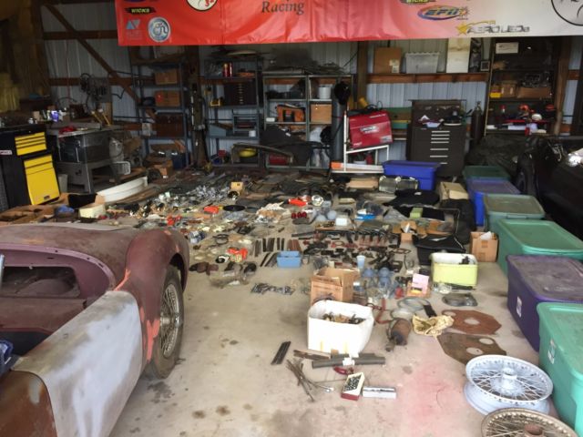 1956 MGA Project and Huge amount of parts 1956 MG MGA