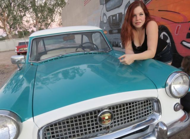 1956 Nash Metropolitan Az desert car survivor AM radio partial resto was daily 1956 Nash Metro Coupe Az car Metropolitan