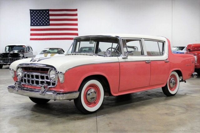 1956 Nash Rambler 22566 Miles Sierra Peach 195.6ci I6 3 Speed Manual 1956 Nash Rambler --