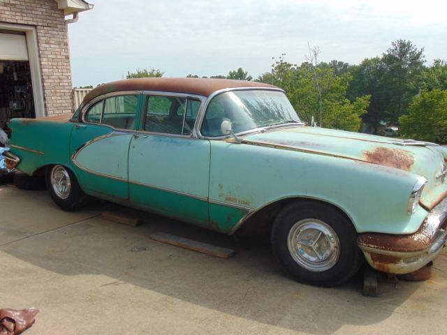 1956 Ninety-eight Oldsmobile 4-dr. Sedan. V-8 Automatic 1956 Oldsmobile Ninety-Eight Ninety-eight
