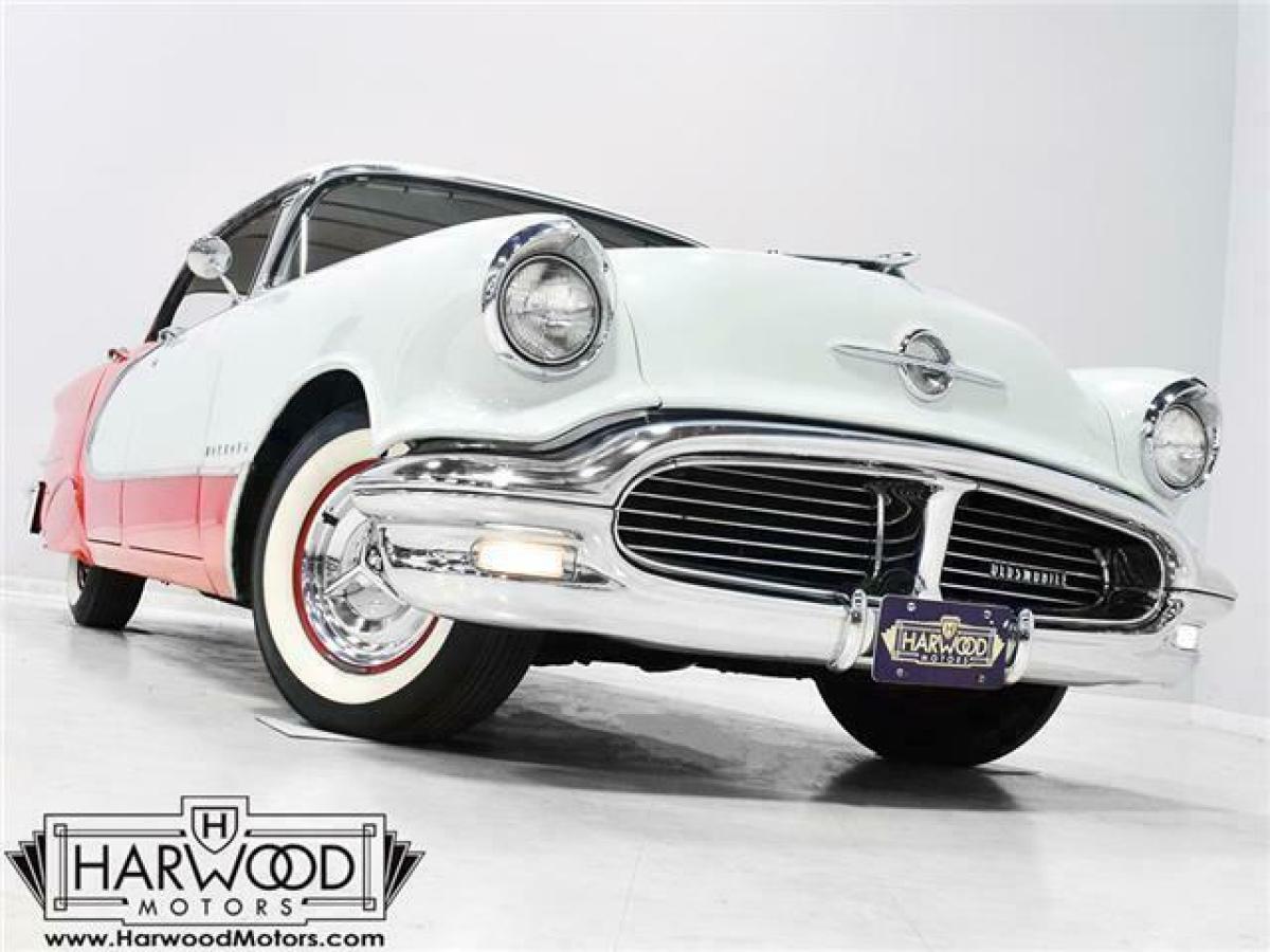 1956 Oldsmobile 98 41149 Miles Red and White 4-door 324 cubic inch V8 Automatic 1956 Oldsmobile Ninety-Eight