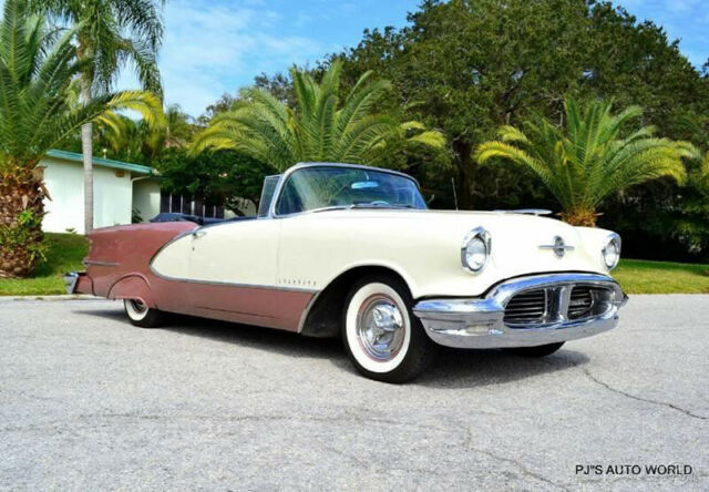 1956 Oldsmobile Ninety-Eight Rose Mist/Antique White - photo 13