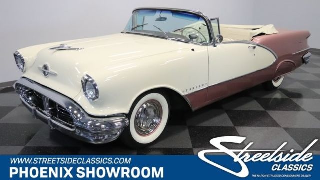 1956 Oldsmobile 98 Starfire Convertible 324 Rocket V8 4 Speed Automatic Classic 1956 Oldsmobile Ninety-Eight Starfire