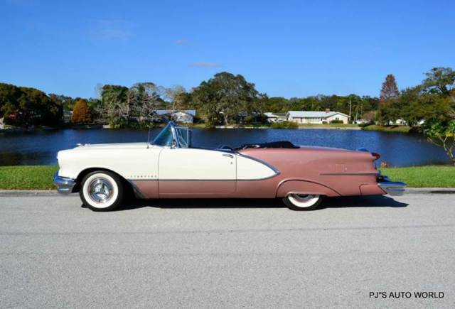 1956 Oldsmobile Ninety-Eight 30,355 Miles Rose Convertible 324 Automatic 1956 Oldsmobile Ninety-Eight --