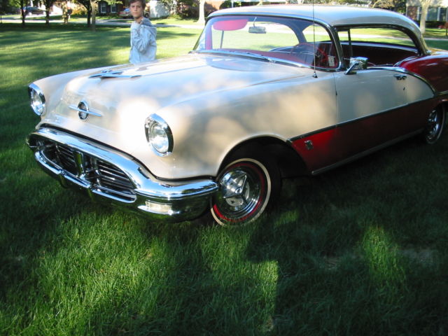 1956 OLDSMOBILE SUPER 88 2 DOOR HARDTOP, FACTORY STICK SHIFT !!!! GREAT SHAPE !! 1956 Oldsmobile Eighty-Eight