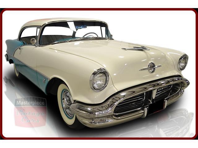 1956 Oldsmobile Super 88 Holiday Coupe 28000 Miles Turquoise & White 324ci 4 Ba 1956 Oldsmobile Super 88 Holiday Coupe