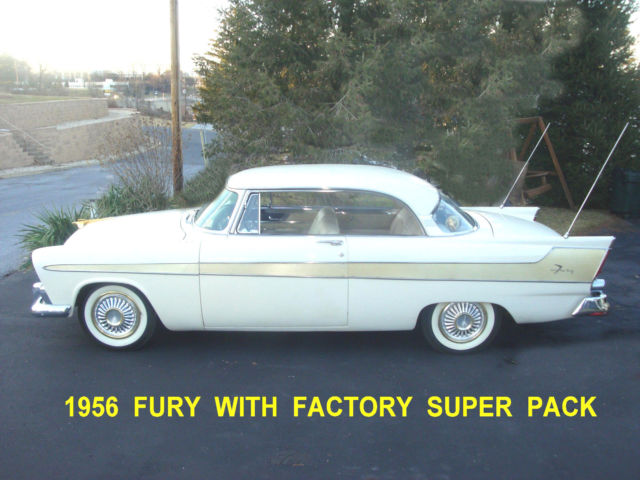 1956 Plymouth Fury Chrome and Gold Anidized