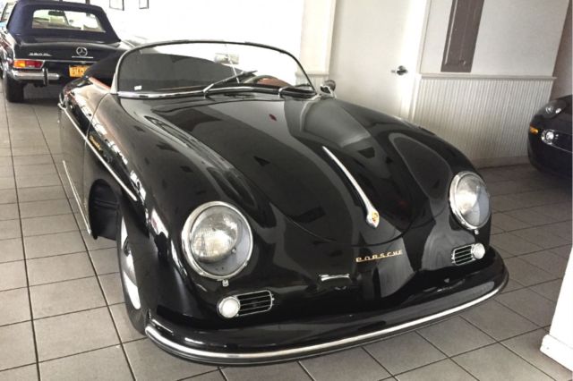 1956 Porsche 356 Speedster 0 Black Convertible 4 Cylinder Manual 1956 Porsche 356 Speedster