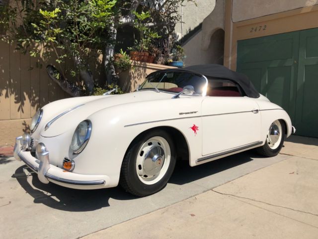1956 Porsche 356 Speedster Reproduction - 4500 Miles - Big Motor & Freeway Gear 1956 Porsche Speedster Reproduction --