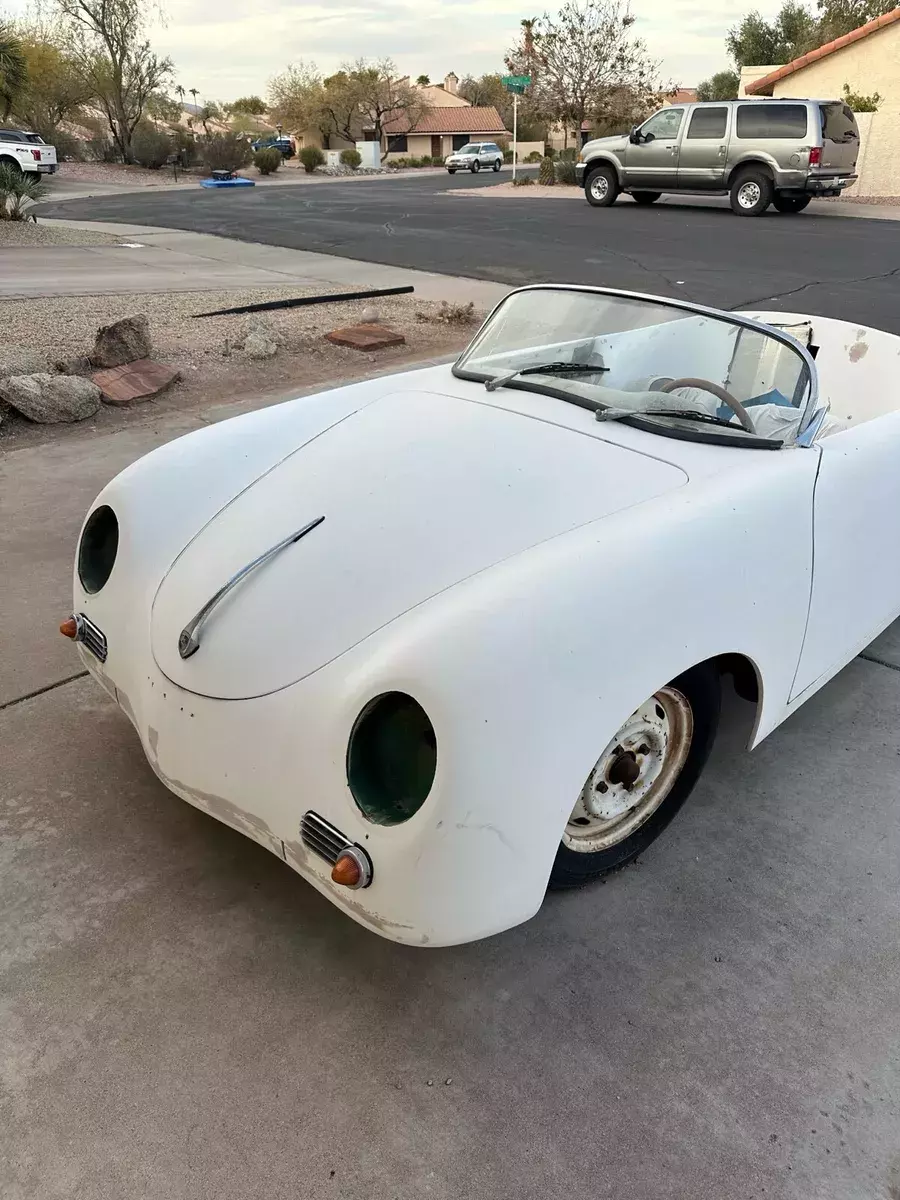 1956 Porsche 356 White 1956 Porsche 356