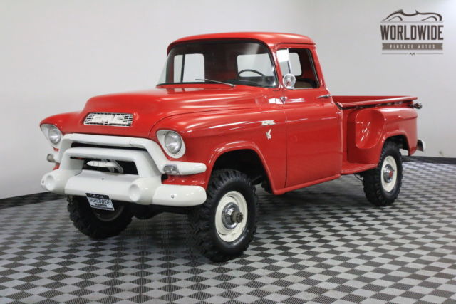 1956 Red RESTORED ULTRA RARE NAPCO 4X4 V8! 1956 GMC NAPCO RESTORED ULTRA RARE NAPCO 4X4 V8
