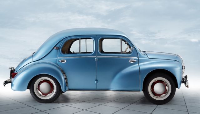 1956 RENAULT 4CV RESTORED & BEAUTIFUL! 1956 Renault 4CV 4 door coupe