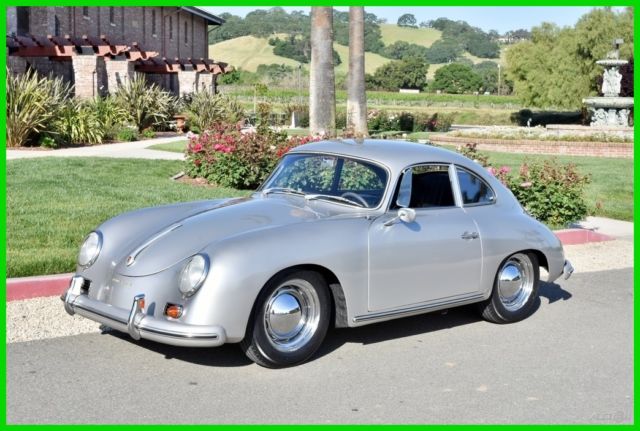 1956 RUETTER COUPE GARAGED 100% FACTORY SOLID UNDERCARRIAGE RARE BLACK/GREEN COA 1956 Porsche 356 1956 356A 1600 REUTTER COUPE