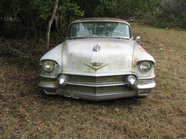 1956 STRAIGHT CADILLAC SERIES 62 SEDAN de VILLE GOOD ENGINE GOOD GLASS NO WRECK 1956 Cadillac DeVille Sedan de Ville (4-Door Hardtop)