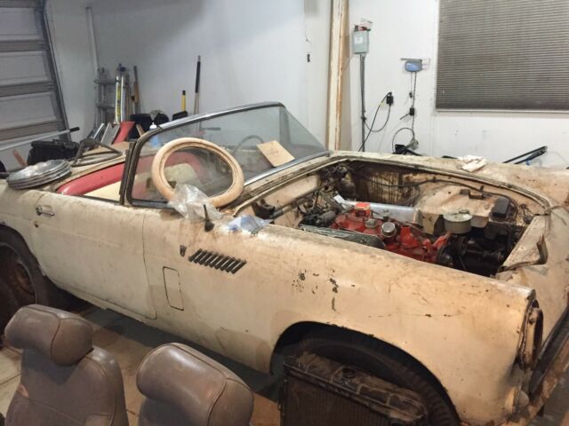 1956 Thunderbird 56 TBird T-Bird P-Code Convertible Hard Top 312 Y-Block 1956 Ford Thunderbird Hardtop Convertible