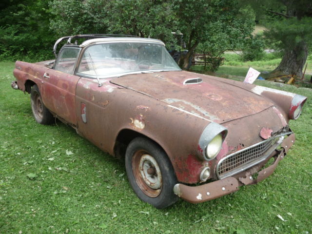 1956 Thunderbird Needs Restoration 1956 Ford Thunderbird