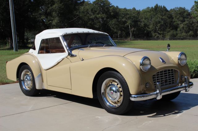 1956 Triumph TR3 Beautiful Older Frame-Off Restoration Small Mouth