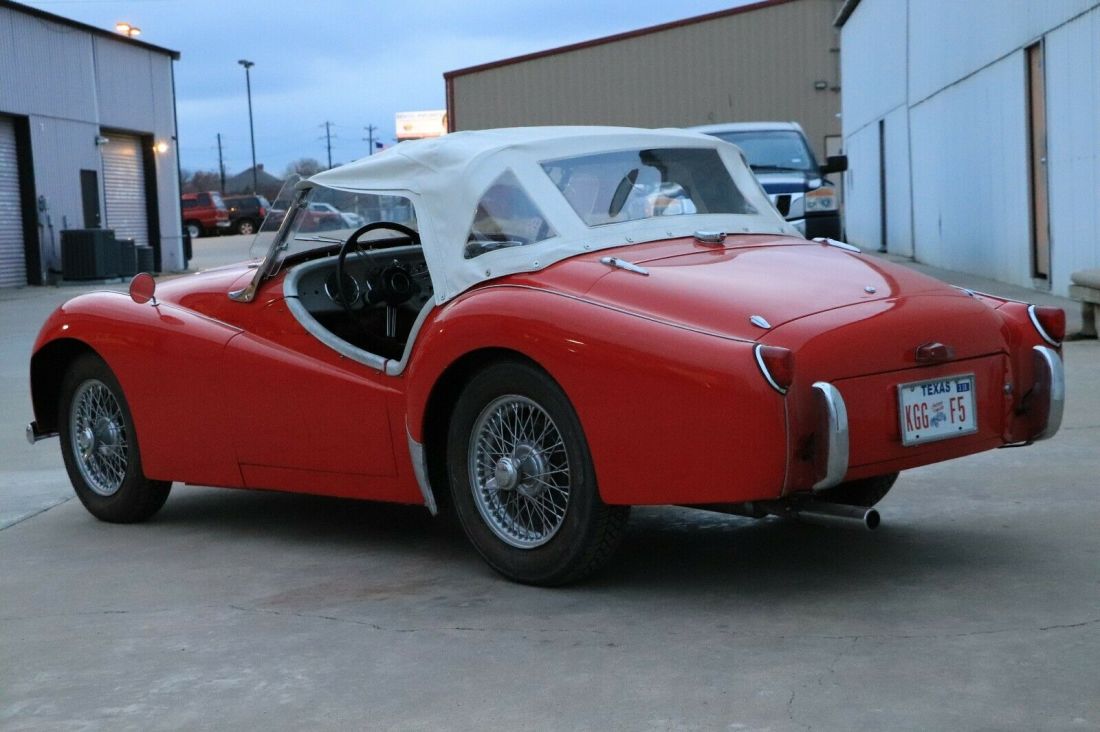 1956 Triumph TR3 Small Mouth roadster - photo 8