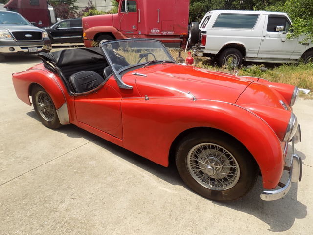 1956 Triumph Tr3 Small Mouth Roadster With Rare Overdrive - photo 3