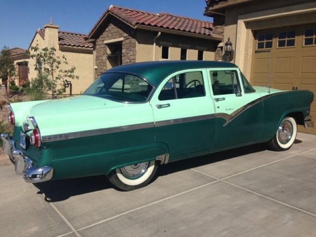 1956 Two Tone Green All original low miles always stored indoors Classic 1956 Ford Fairlane