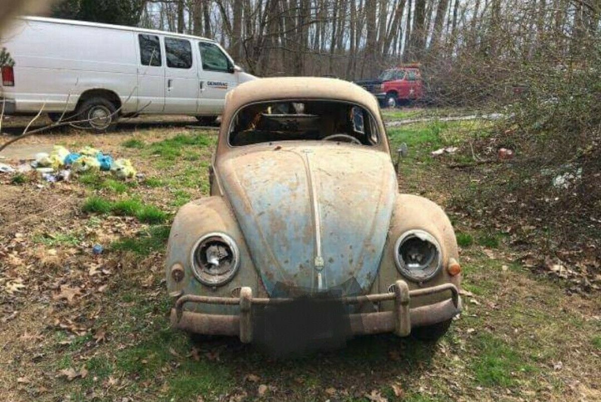 1956 Volkswagen Beetle 1200 Coupe Blue RWD Manual 1956 Volkswagen Beetle 1200
