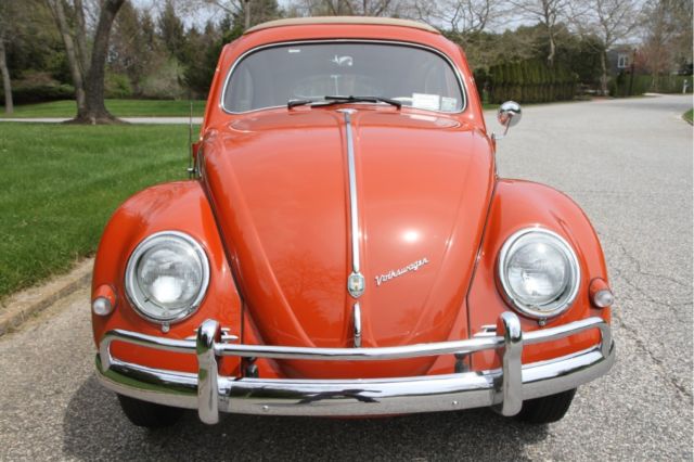 1956 Volkswagen Beetle-New Type 1 Oval-Window Open-Roof Sedan - photo 12