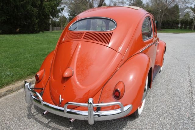 1956 Volkswagen Beetle-New Type 1 Oval-Window Open-Roof Sedan - photo 5