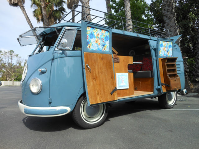 1956 Volkswagen Bus/Vanagon Wolfsburg Double Door Panel Bus Transport Split - photo 4