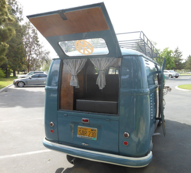 1956 Volkswagen Bus/Vanagon Wolfsburg Double Door Panel Bus Transport Split - photo 5