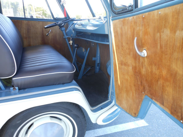 1956 Volkswagen Bus/Vanagon Double Door Westfalia Camper Wolfsburg Transporter - photo 12