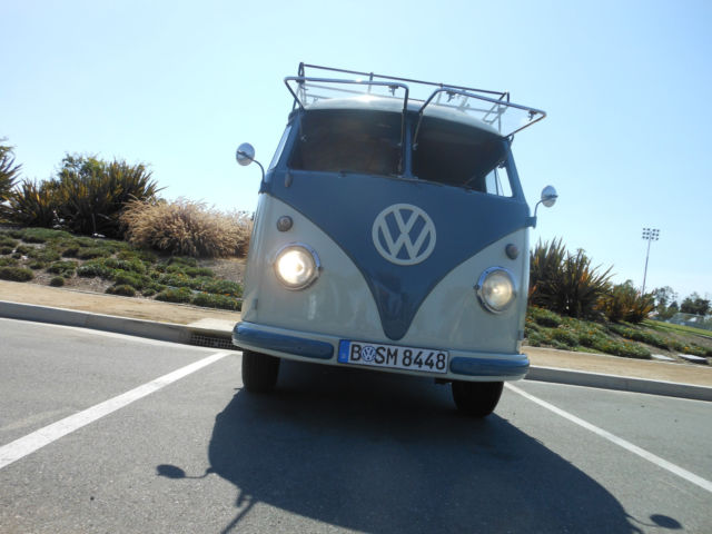 1956 Volkswagen Bus/Vanagon Double Door Westfalia Camper Wolfsburg Transporter - photo 8