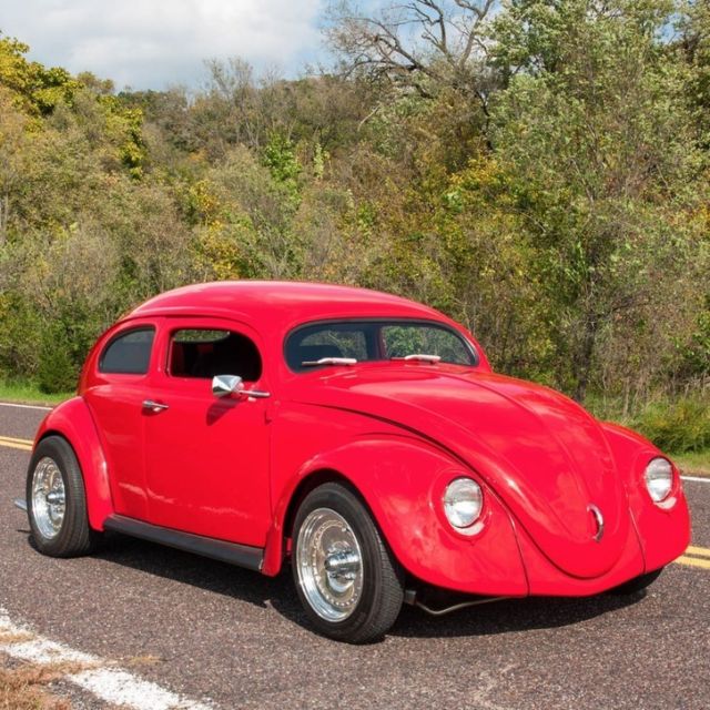 1956 Volkswagen Custom Beetle Supercharged, Chopped Oval Window, Custom Car!!! 1956 Volkswagen Beetle - Classic Custom Beetle Supercharged