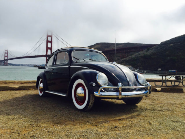 1956 volkswagen oval ragtop 1956 Volkswagen Beetle - Classic