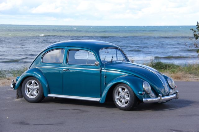 1956 Volkswagen Oval Window. SoCal bug 1776 CID. Car rust free hot rod 1956 Volkswagen Beetle - Classic