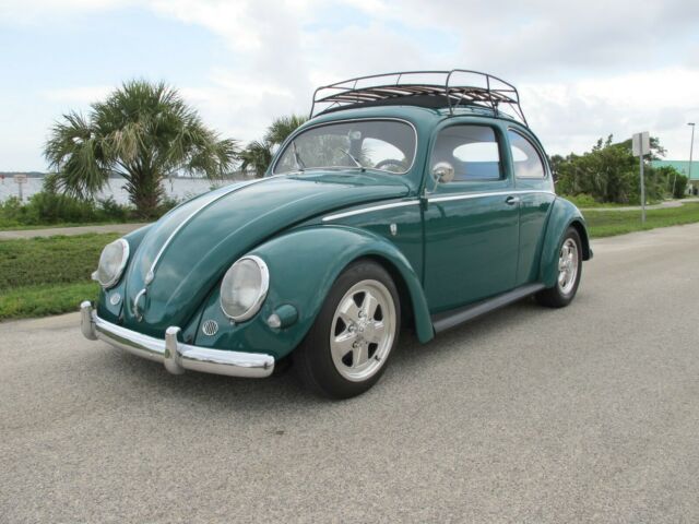 1956 VW Beetle, Classic OVAL window. Documented real ragtop, not converted 1956 Volkswagen Beetle - Classic