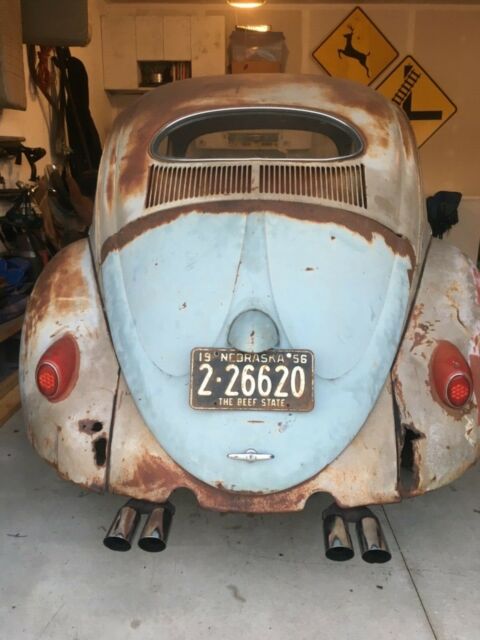 1956 VW Beetle, oval window 1956 Volkswagen Beetle - Classic