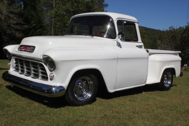 1956 White Restored V8 350cid Automatic Great Driver Rare 1956 GMC 1/2 Ton Pickup