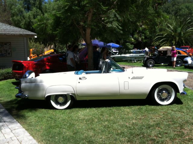 1956FORD THUNDERBIRD CONVERTIBLE with PORTHOLE HARDTOP 1956 Ford Thunderbird Base