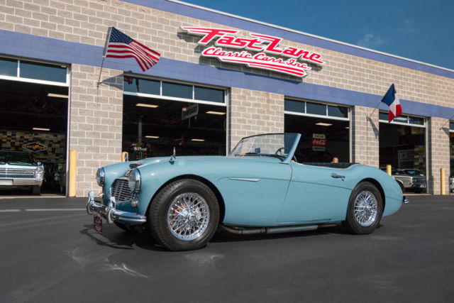 1957 Austin Healey 100-6 Electronic Overdrive Chrome Wire Wheels 1957 Austin Healey 3000