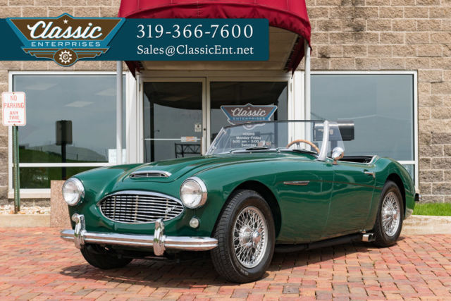 1957 Austin-Healey 100-6 Roadster Correct 4 Speed British Racing Green Frame Off 1957 Austin Healey 100-6 Roadster