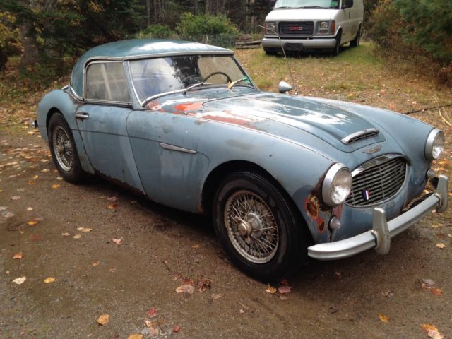 1957 AUSTIN HEALEY 100/6 W/HARDTOP ALL ORIGINAL BARN FIND 1957 Austin Healey 3000